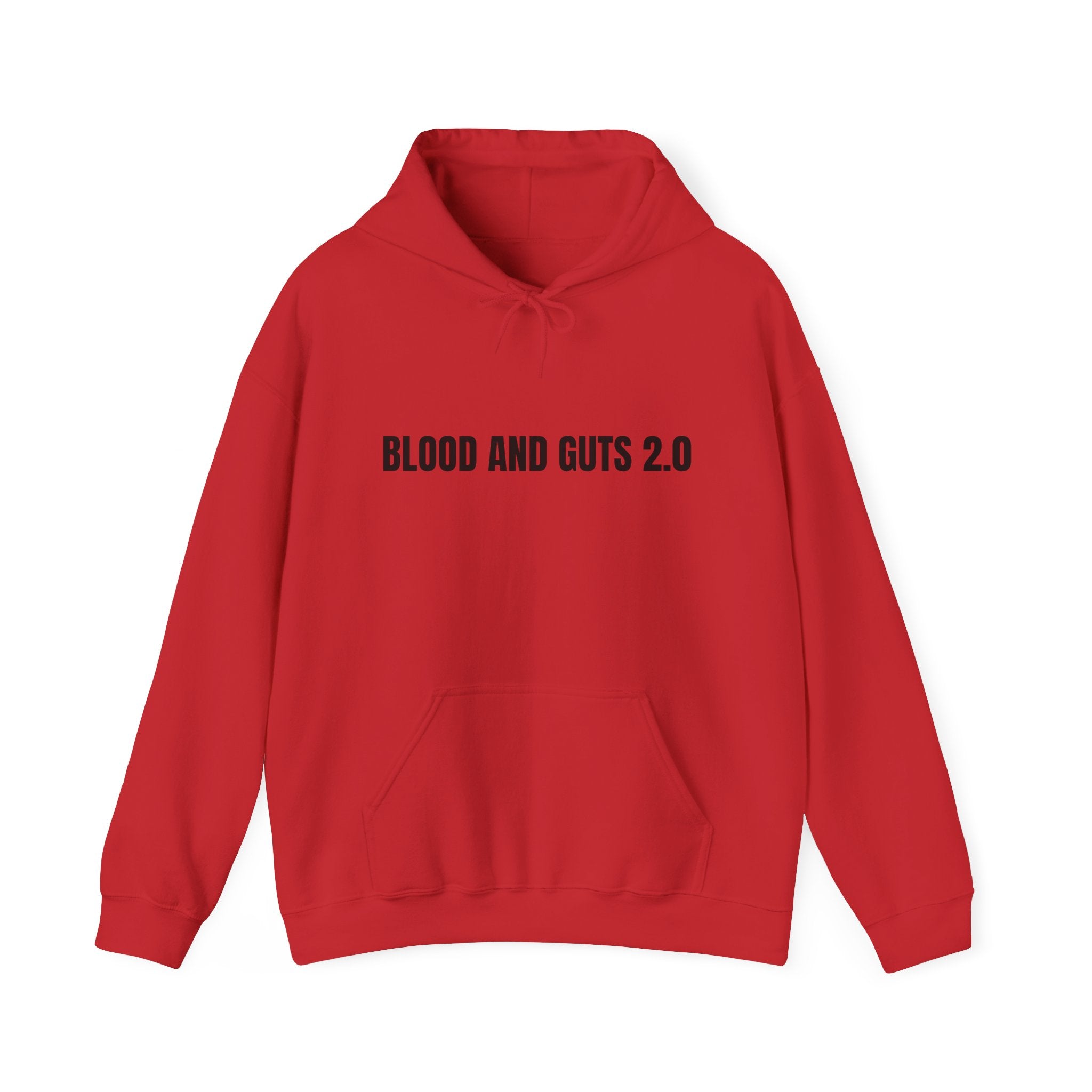 Blood and Guts 2.0 Hoodie — Minimal Graphic Statement Sweatshirt