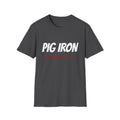 Pig Iron T-Shirt — "Blood and Guts 2.0" Retro Athletic Tee