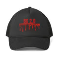 Trucker Cap — BG 2.0 Red Drip Logo Mesh Back Hat